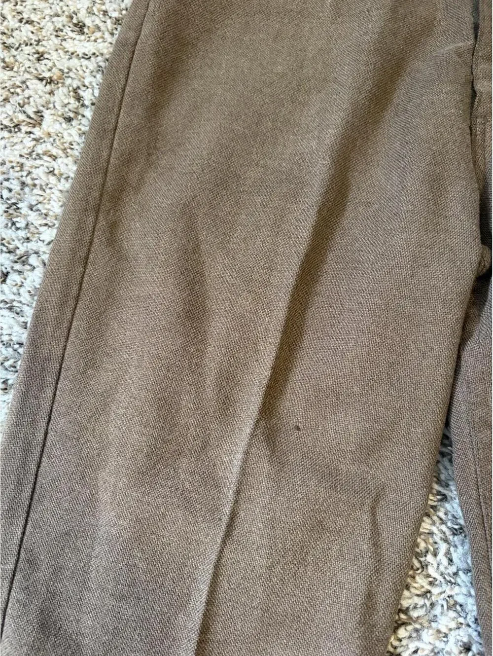 Vintage 70s Levi’s Sta Prest Bell Bottoms Flare Pants Brown Disco Size 32x34